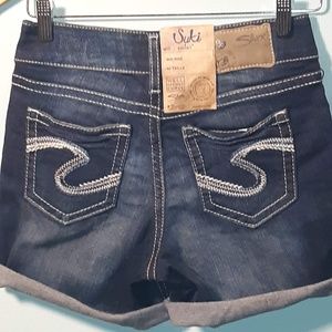 Silver Jeans Brand Suki Mid Rise Shorts